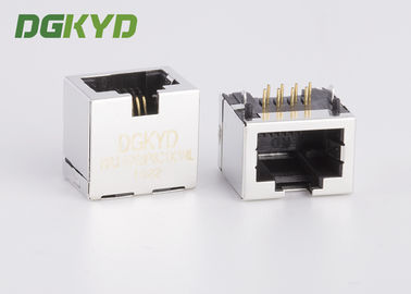 Connettore femminile di Jack di Ethernet schermato metallo Rj45 senza trasformatore, 11.5mm