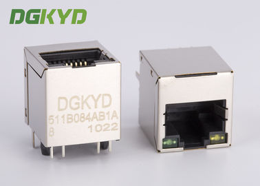 Il modulo di connettore magnetico modulare Rj45 di Cat5e Jack G/Y ha condotto nel nero