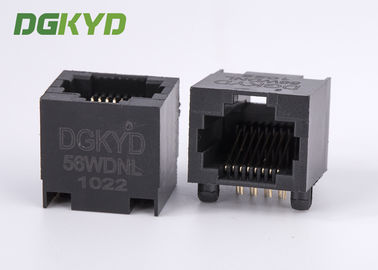 L'angolo retto basso Rj45 di DGKYD-56WDNL 100 T sceglie l'alloggio di plastica del nero della presa del porto