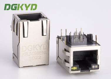 Il connettore della rete del perno della presa 8 di Shieded Cat6 RJ45 ha integrato la magnetica per il router