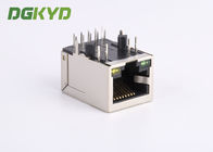 Right Angle Dip Modular Jack 8P8C Rj45 With Transformer Surface Mount