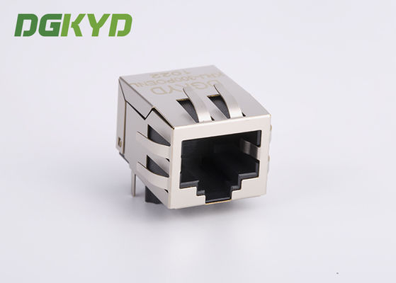 Single Port 10/100 BASE-T Female Connector RJ45 With Integrated Magnetics, POE