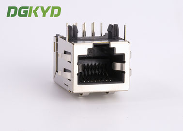 Shielded pcb mount female rj45 keystone Jack 10p8c connector , side entry