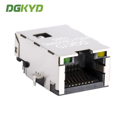 Extra low frofile RJ45 PCB Connector cat5 Network Port RJ45 with magnetics KRJ-CB009NL