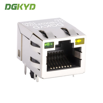 RJ45 network port socket with built-in 100Mbps integrated transformer and light DGKYD211B002FD2A4D