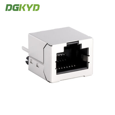 180 degree vertical entry metal shielded rj-45 connector for rj45 female jack cable KRJ-52T8811ENL