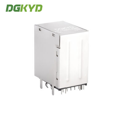 RJ45 with Dual USB 2.0 Sockets Gigabit Industrial Ethernet Port Network Interface KRJ-1001USB2NL