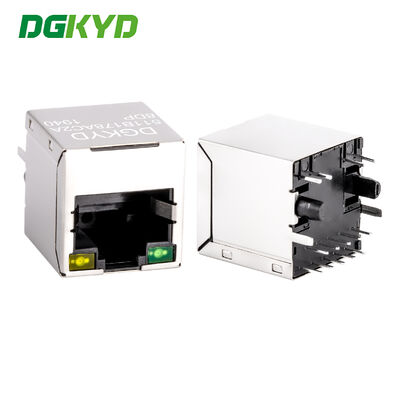 180-Degree Vertical RJ45 Transformer with POE+ 10/100 Mbps Network Interface DGKYD511B178AC2A8DP