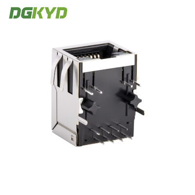 Single Port Shielded RJ45 Female Connector with Internal Isolation Transformer RJ45 Jack