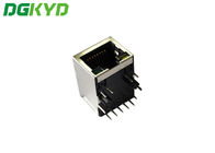 DGKYD111Q066BA2A1D 10/100 BASE-TX Filtered Integrated LED 10 PIN DIP Shielded Connector