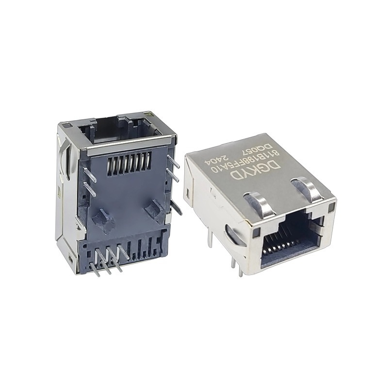 DGKYD RJ45 Single Port Connector 100Mbps with Dual-Color LED