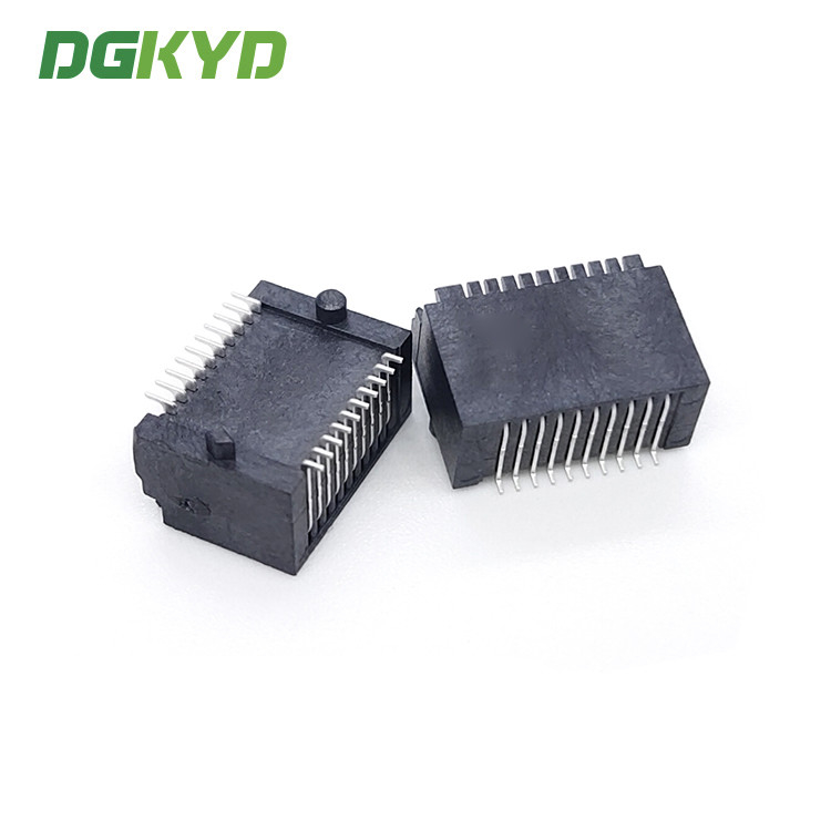 Thickness 0.25mm SMT RJ45 SFP Connector High Temperature Resistant