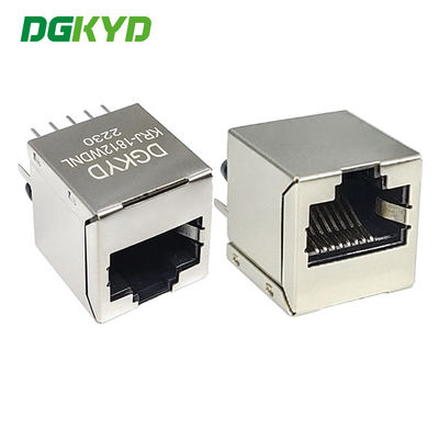 1000 modulo magnetico del connettore di Ethernet della base-t, inserzione verticale, metallo schermato