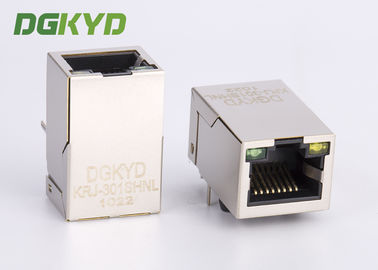 Ethernet Jack modulare RJ45 di megabit con il trasformatore integrato, lunghezza 25.4mm