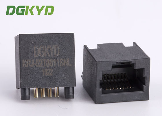 180 gradi Ultrathin Rj45 Connector Cable Ethernet Socket KRJ-52T8811SNL