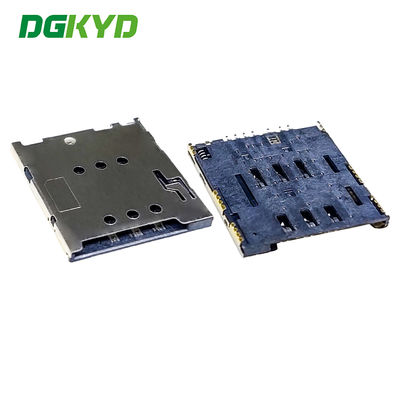 Portatore di schede MICRO-SIM 1.42H tipo 6+2PUSH a prova di cattivo uso adatto a prodotti elettronici DGKYDSIM142H62A6A2Y3WS286