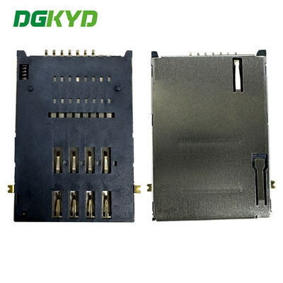 Portatore di scheda SIM PUSH 6P+1P con pilastro interruttore destro posteriore portatore di scheda telefonica DGKYDSIM18H61A6A2Y3WS286