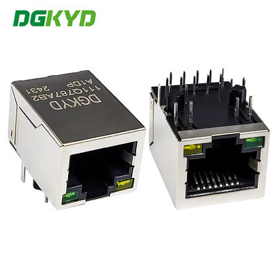 connettore 1000/BASE RJ45 con interfaccia di rete a singola porta connettore POE con filtro DGKYD111Q787AB2A1DP