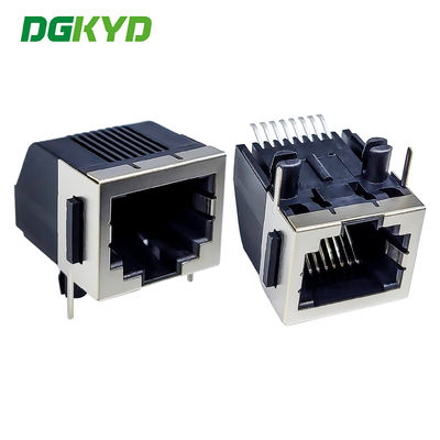 RJ45 connettore 5722 SMT 8P8C con orecchio Mezzo pacchetto porta a maglia blindata senza LED DGKYD5722E1188GWA26SB1359