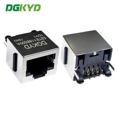 Interfaccia verticale a 180 gradi connettore RJ45 senza schermatura a banda luminosa presa di rete DGKYD52TE1188GWA1DY1