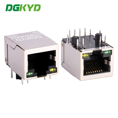 Porta Ethernet RJ45, singola porta, tutto incluso con luci, 8PIN DIP con filtro DGKYD111B093BA2A1D