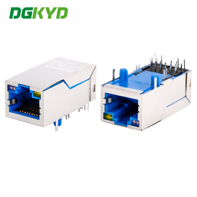 Connettore Gigabit Ethernet RJ45 Jack Femmina Singola Porta 1000M PoE+ Registered jack DGKYD411Q117AF5D1DP