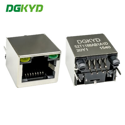 presa di rete verticale RJ45 8P8C con porta di rete industriale blindata DGKYD52T1188AB1A1D20Y1
