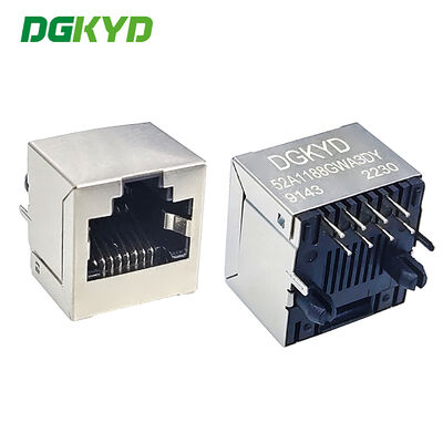 DGKYD52A1188GWA3DY9143 52A Connettore RJ45 8P8C In Linea Presa 180 Gradi