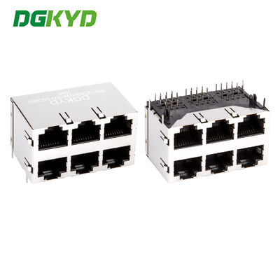 Presa Ethernet RJ45 senza distanziatore connettore 2X3 Ethernet Industriale DGKYD59212388HWA1DY1AG062