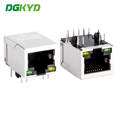 KRJ-138FKNL 10 / 100 Megabit Cat5 Rj45 Modulo di connettore con magnetismo personalizzato