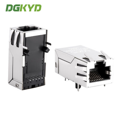 Connessione Rj45 a singola porta 6 pin con trasformatore / LED KRJ-3302NL