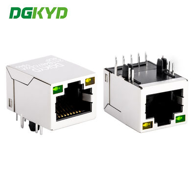 Collettore RJ45 di grado industriale 100Mbps con filtro e trasformatore a striscia luminosa