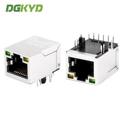 Collegatore blindato RJ45 con filtro Ethernet integrato POE da 100 Mbps e placcatura in oro 6U