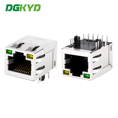 100Mbps POE RJ45 connettore blindato con filtro integrato per porta di rete industriale