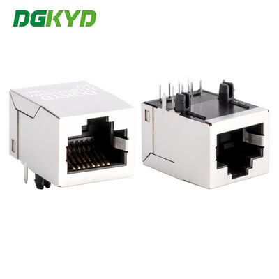 Connettore RJ45 100Mbps interfaccia Ethernet a cristallo integrato con trasformatore DGKYD211B031GWA4D