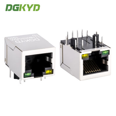 Collegatore RJ45 da 100 Mbps con trasformatore integrato e porta di rete industriale blindata