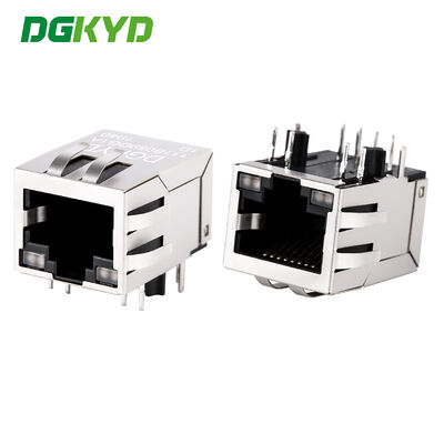 Collegatore femminile RJ45 di grado industriale 10/100 Base-T RJ45 con filtro a 100 Mbps