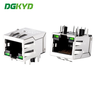 Connettore RJ45 singolo da 100 Mbps con filtro integrato Jack RJ45 per interfaccia di rete PCB industriale