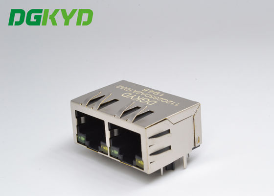 Connettore di Ethernet di 10P8C 2.5G RJ45 con il trasformatore dell'ala della cinghia della lampada