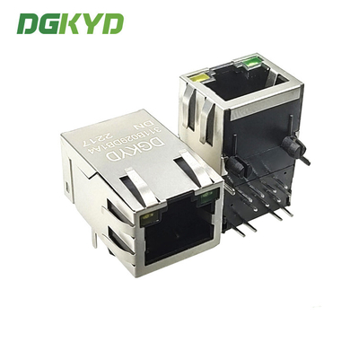 OEM dell'incavo di Ethernet di magnetica integrato supporto RJ45 Jack Module Tab Up Cat 5 del PWB di DGKYD311B029DB1A4DN